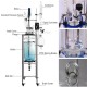 1 liters 200 liters whole set of jacket glass decarboxylation reactor